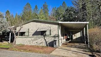 a view of a house with a outdoor space