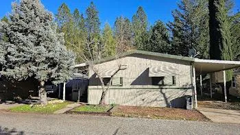 front view of a house with a sink