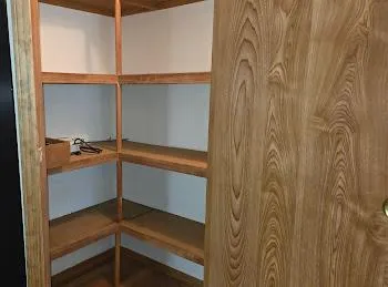 a view of walk in closet