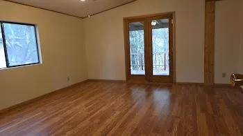 a view of a small space