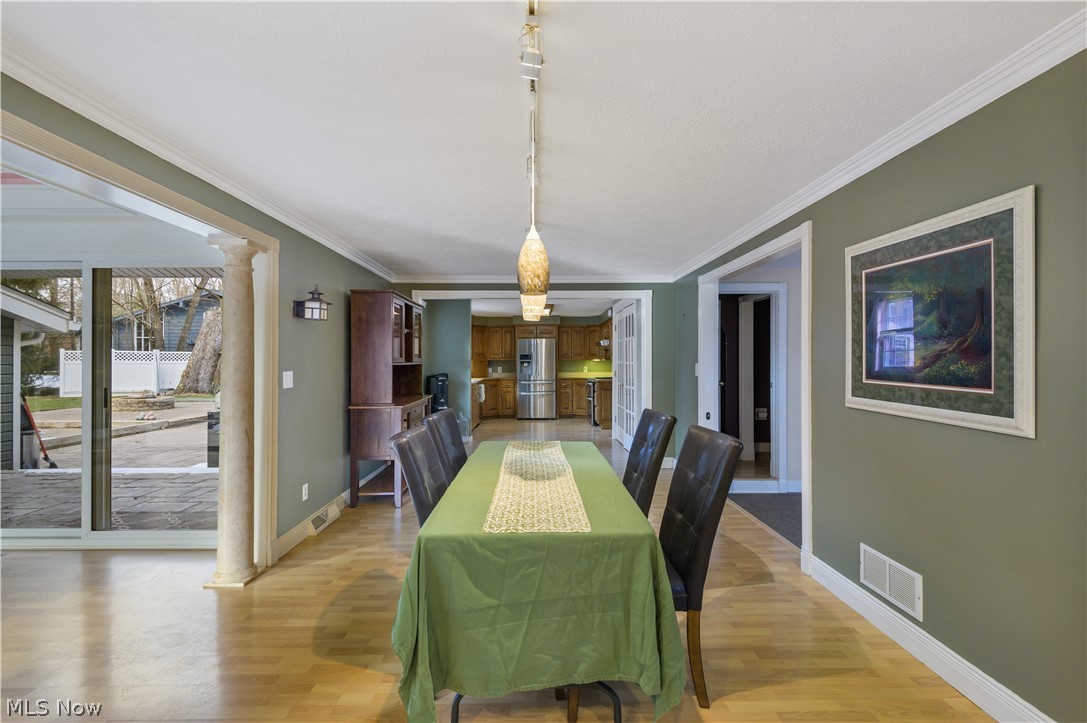 295 Boston Mills Road Hudson, OH 44236 - Photo 7 of 32 Dining area with fireplace