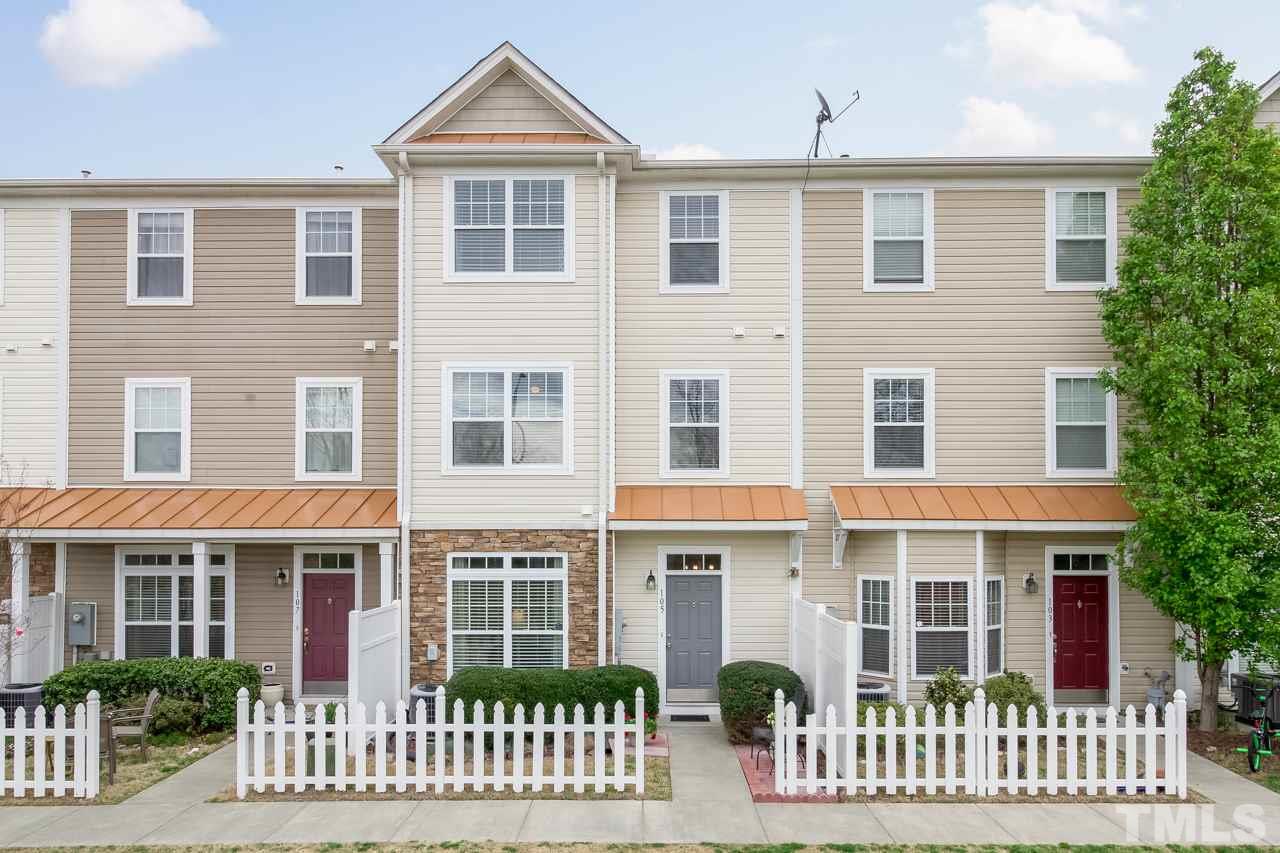 11701 Coppergate Drive, Unit 105 Raleigh, NC 27614 - Photo 1 of 25 Three story townhome in prestigious Wakefield Plantation. Peaceful setting overlooking landscaped area - no parking lot view here!