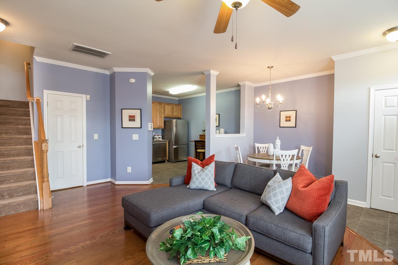 11701 Coppergate Drive, Unit 105 Raleigh, NC 27614 - Photo 6 of 25 Open layout is perfect for entertaining. New paint from the HGTV collection.