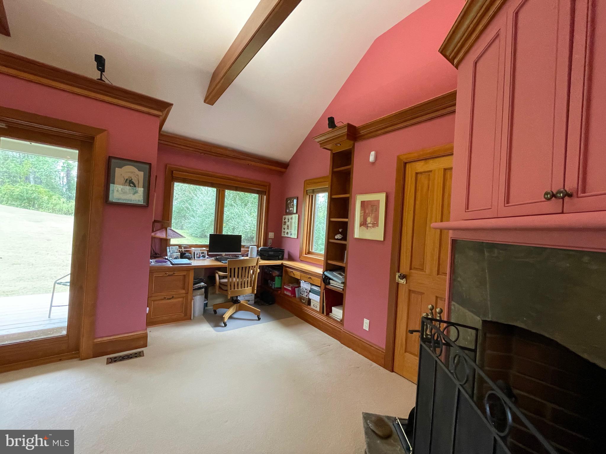 821 Long Mountain Road Washington, VA 22747 - Photo 18 of 24 a living room with furniture a window and a dining table