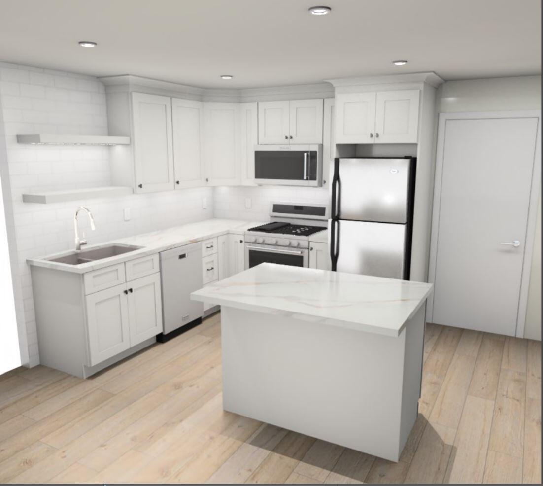372 Main Street, Unit 302 Saco, ME 04072 - Photo 14 of 32 Kitchen Rendering 1