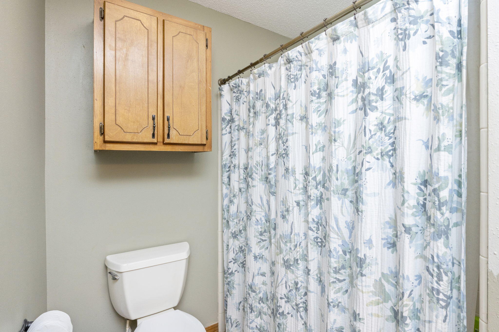 5811 Dairy Road Baker, FL 32531 - Photo 20 of 36 a bathroom with a toilet and a shower curtain