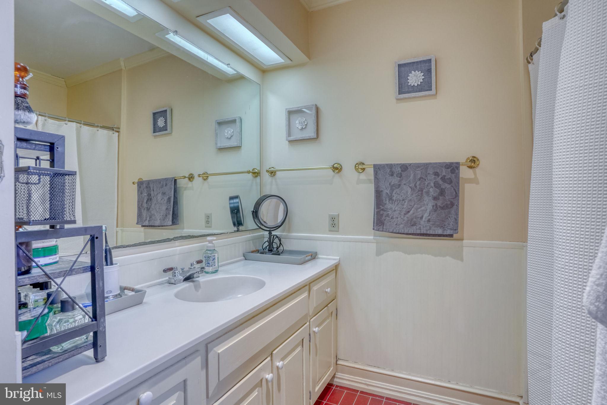 20 Rodney Road Dover, DE 19901 - Photo 49 of 58 a bathroom with a sink and a mirror