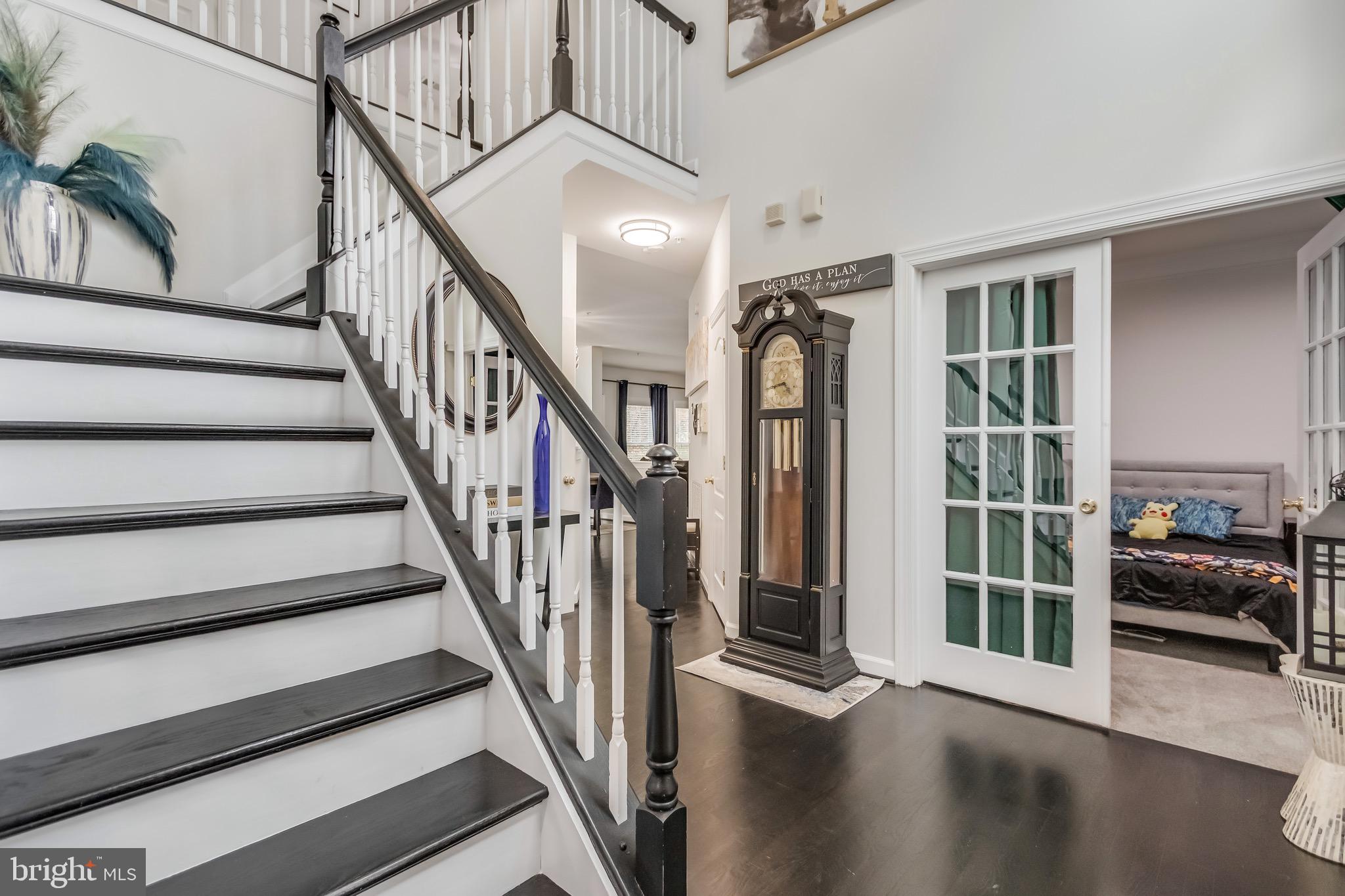 16607 Mannington Road Accokeek, MD 20607 - Photo 14 of 32 a view of an entryway with wooden floor and stairs