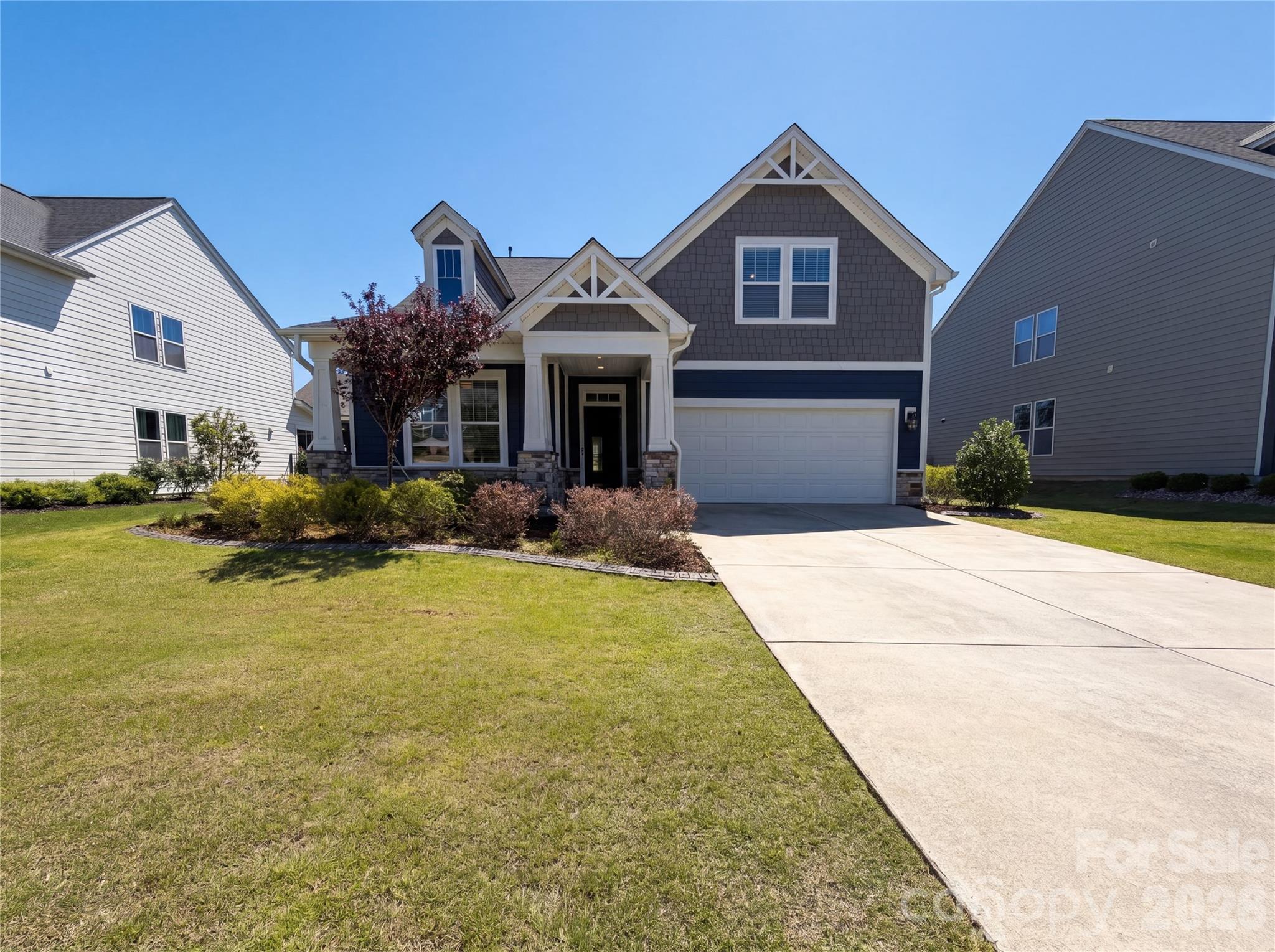 1321 Fishing Creek Road Clover, SC 29710 - Photo 1 of 19 a front view of a house with a yard and garage