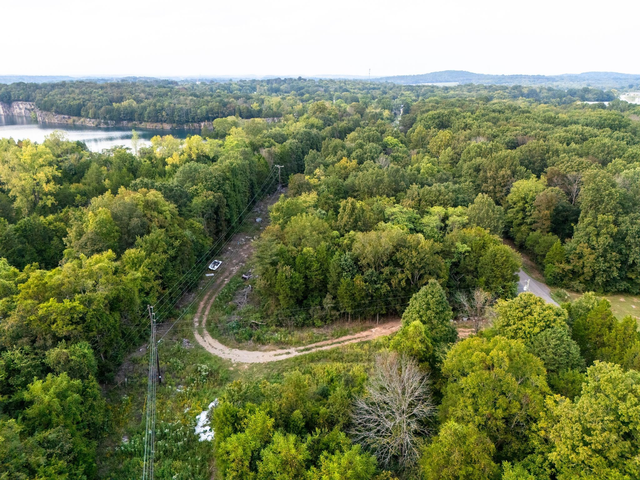 1054 Quarry Road Mount Juliet, TN 37122 - Photo 16 of 20 a view of a forest with a street