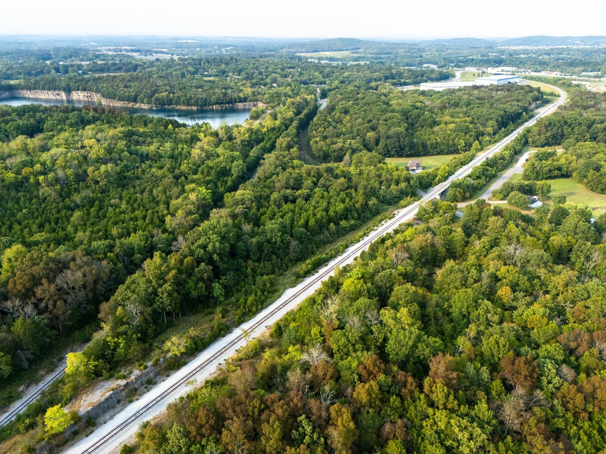 1054 Quarry Road Mount Juliet, TN 37122 - Photo 4 of 20 a view of a green landscape from a balcony