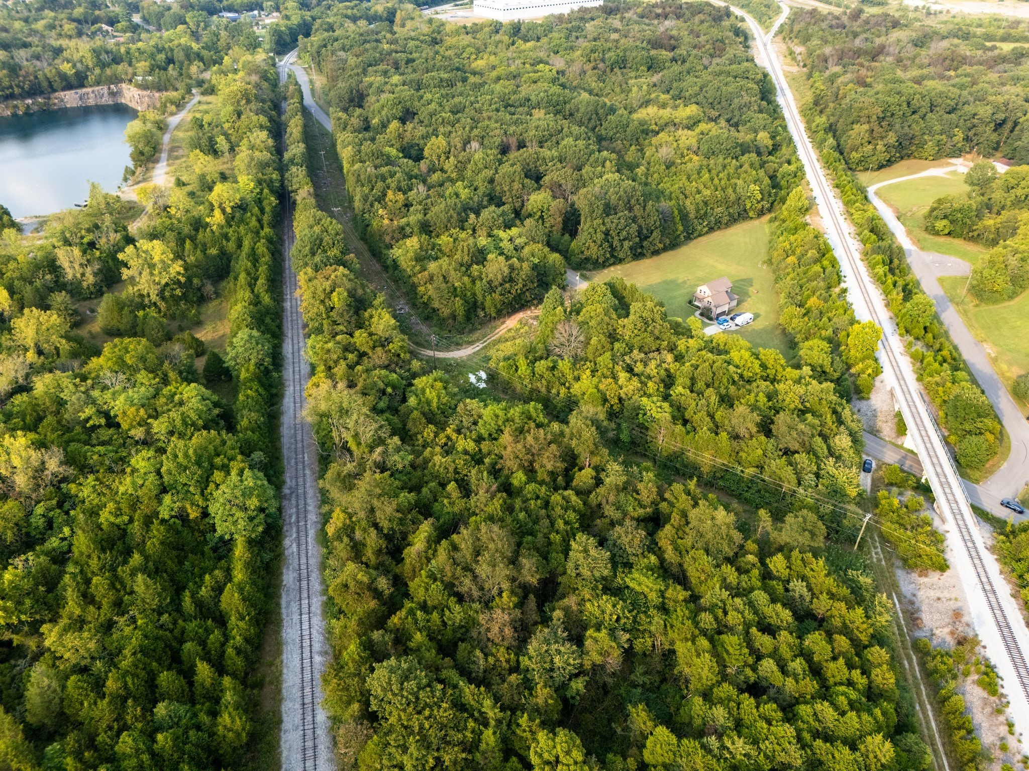 1054 Quarry Road Mount Juliet, TN 37122 - Photo 8 of 20 a view of a large yard with plants and large tree