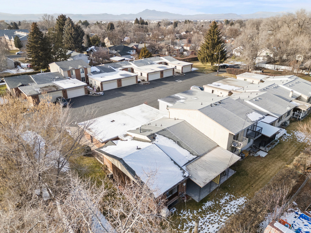 320 North 150 West Logan, UT 84321 - Photo 22 of 22 Aerial view of residential area with a mountain backdrop