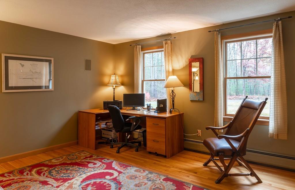 70 Birch Hill Road Northampton, MA 01062 - Photo 12 of 30 a view of a workspace with furniture and a window