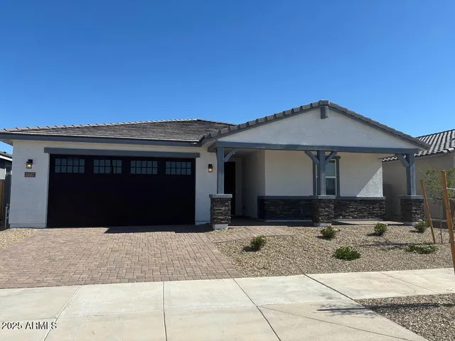 a front view of a house with porch
