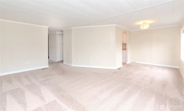 a view of an empty room