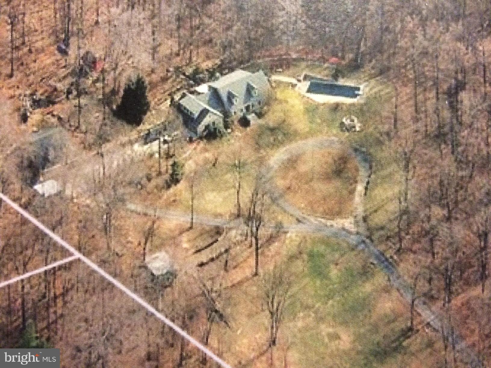 3880 Point Of Rocks Road Jefferson, MD 21755 - Photo 30 of 30 a aerial view of residential house with pool and yard