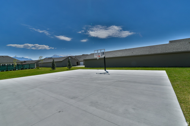 241 West Ridge Road Saratoga Springs, UT 84045 - Photo 21 of 21 Expansive outdoor concrete court featuring a basketball hoop