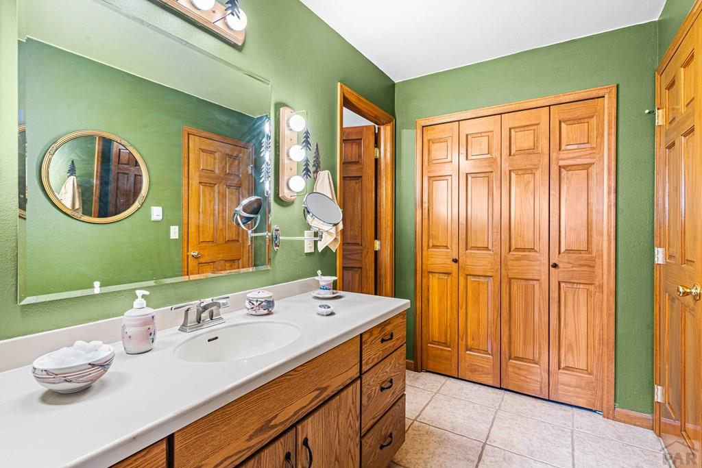 1301 Pheasant Loop Westcliffe, CO 81252 - Photo 12 of 27 a bathroom with a sink a mirror and a window