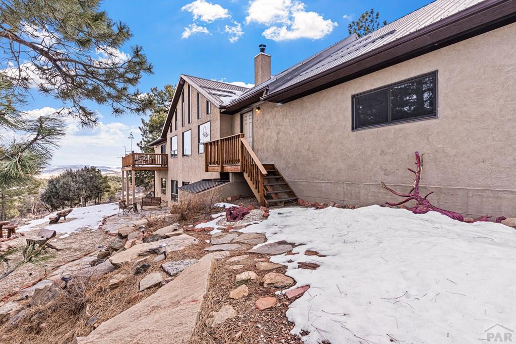 1301 Pheasant Loop Westcliffe, CO 81252 - Photo 24 of 27 a view of a backyard of the house