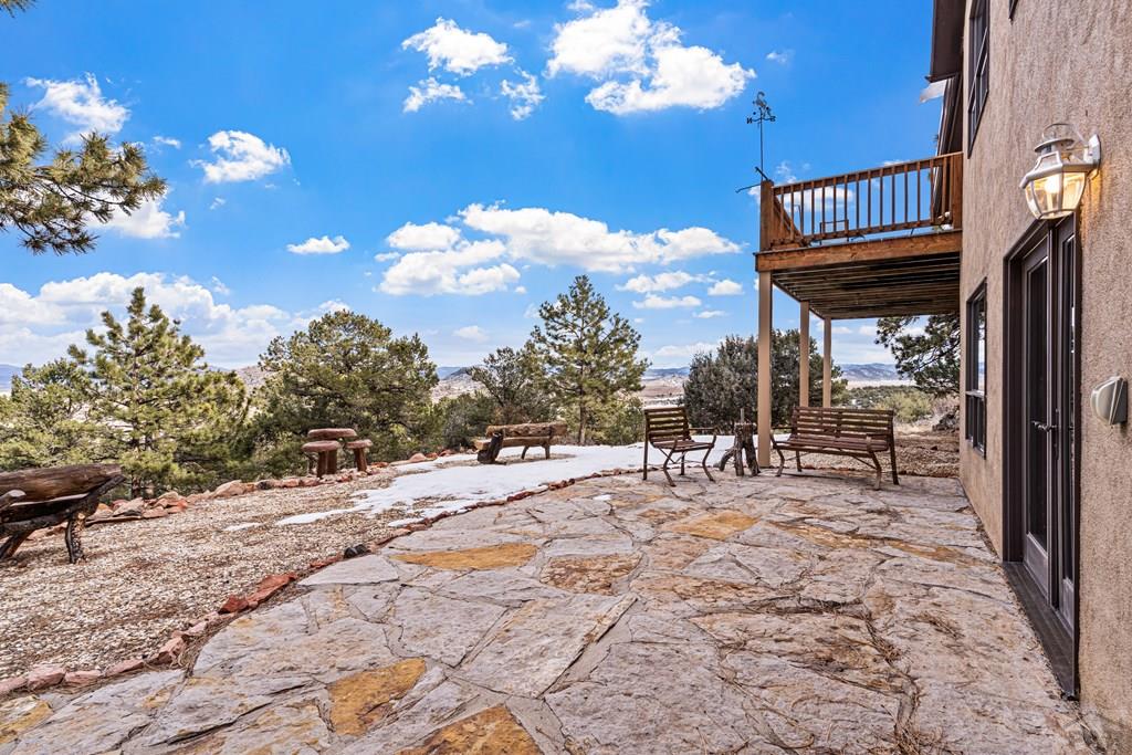 1301 Pheasant Loop Westcliffe, CO 81252 - Photo 25 of 27 a view of a lobby with a patio