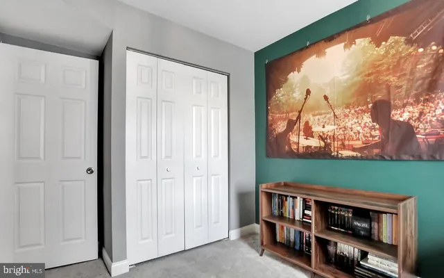 a view of front door with furniture