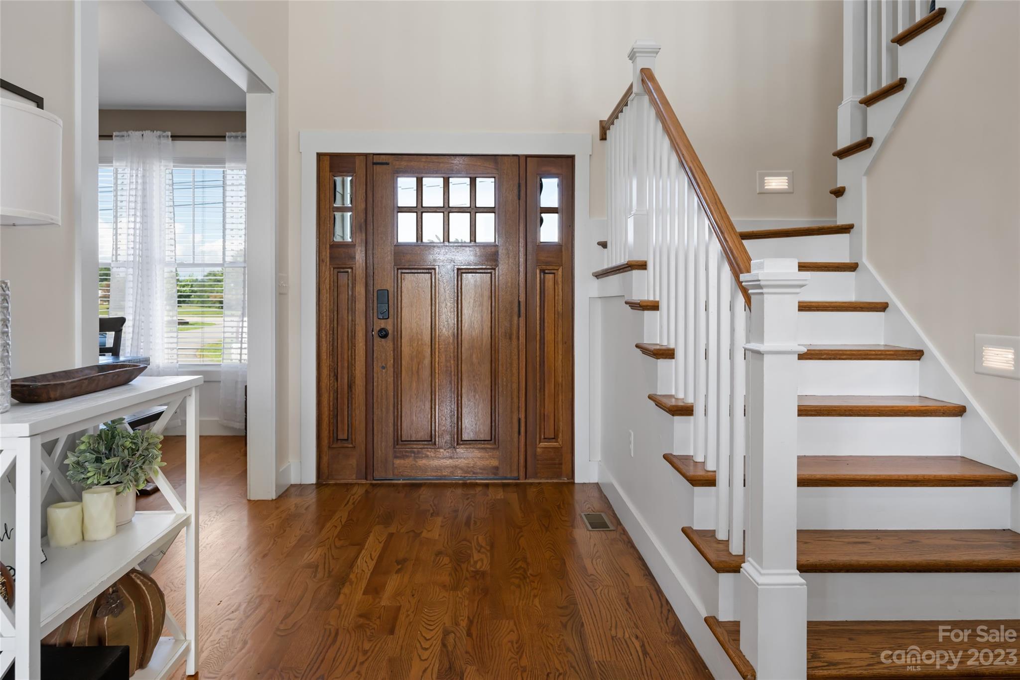 1480 Jenkins Valley Road Alexander, NC 28701 - Photo 3 of 40 a view of entryway with wooden floor and front door