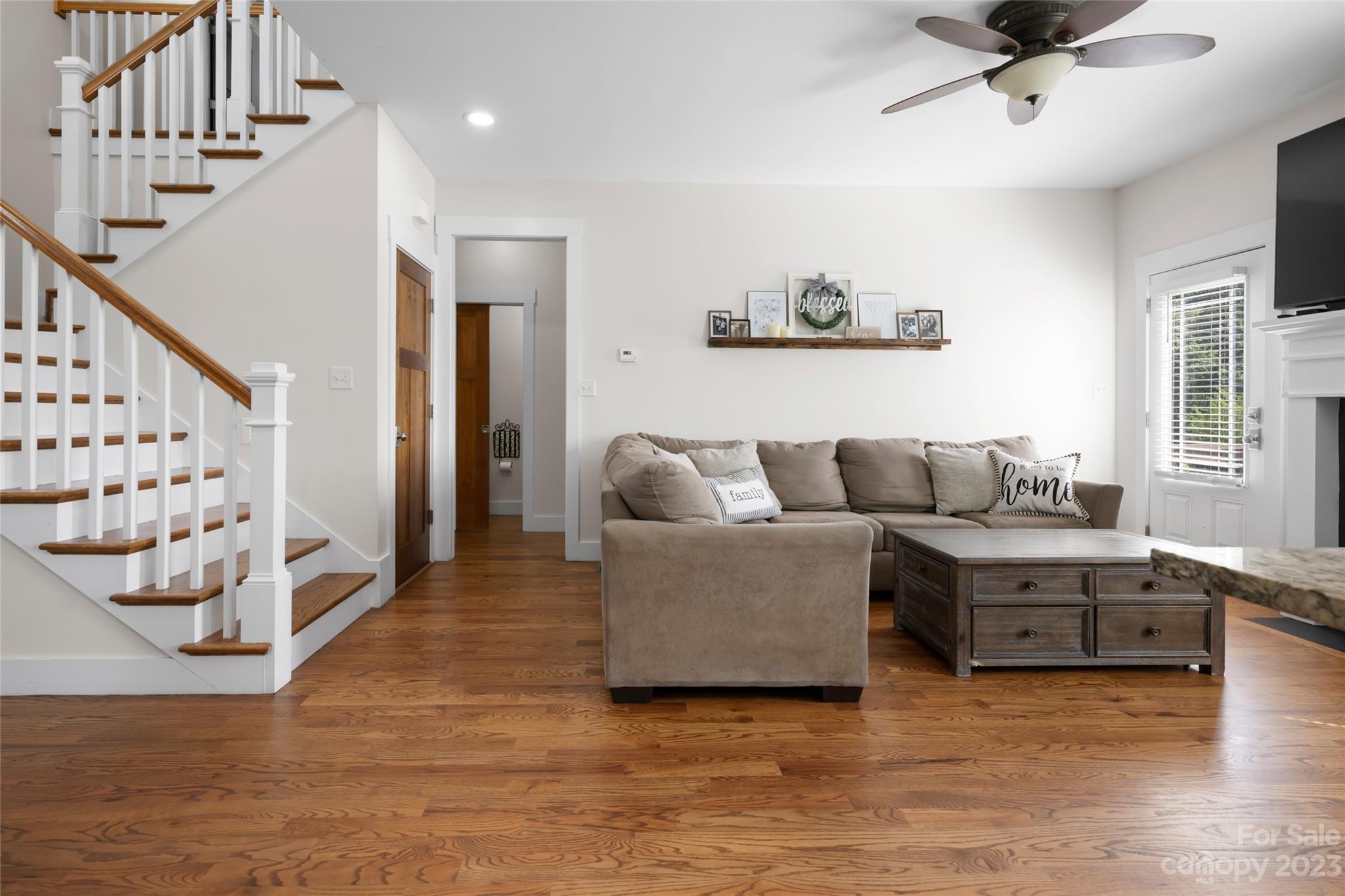 1480 Jenkins Valley Road Alexander, NC 28701 - Photo 9 of 40 a living room with furniture and wooden floor