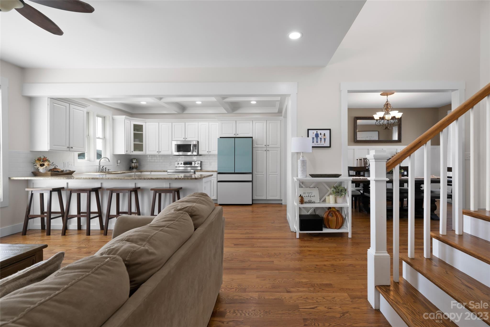 1480 Jenkins Valley Road Alexander, NC 28701 - Photo 10 of 40 a living room with stainless steel appliances furniture or kitchen and a window