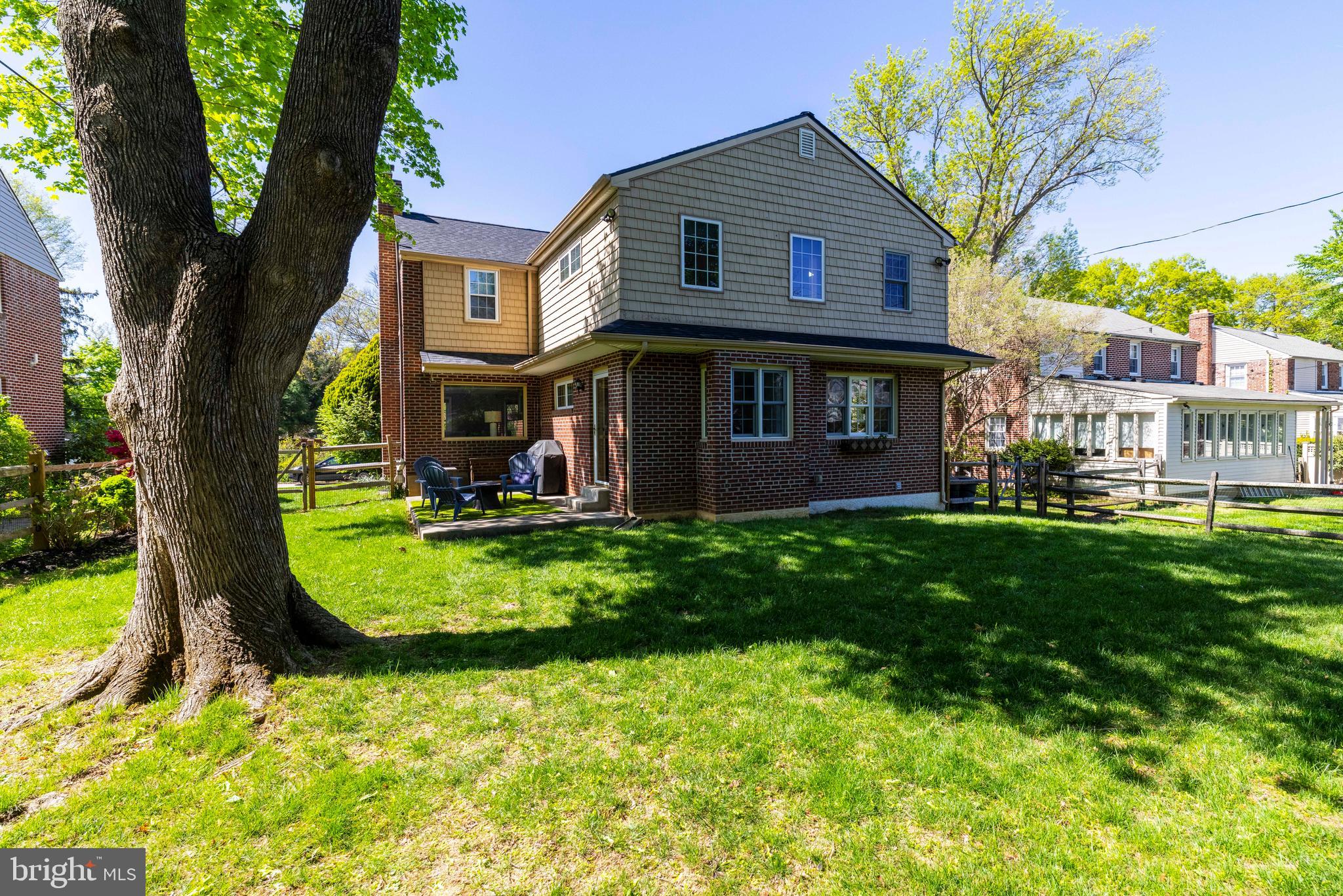 518 Enfield Road Oreland, PA 19075 - Photo 22 of 29 Imagine the Swing on that Tree