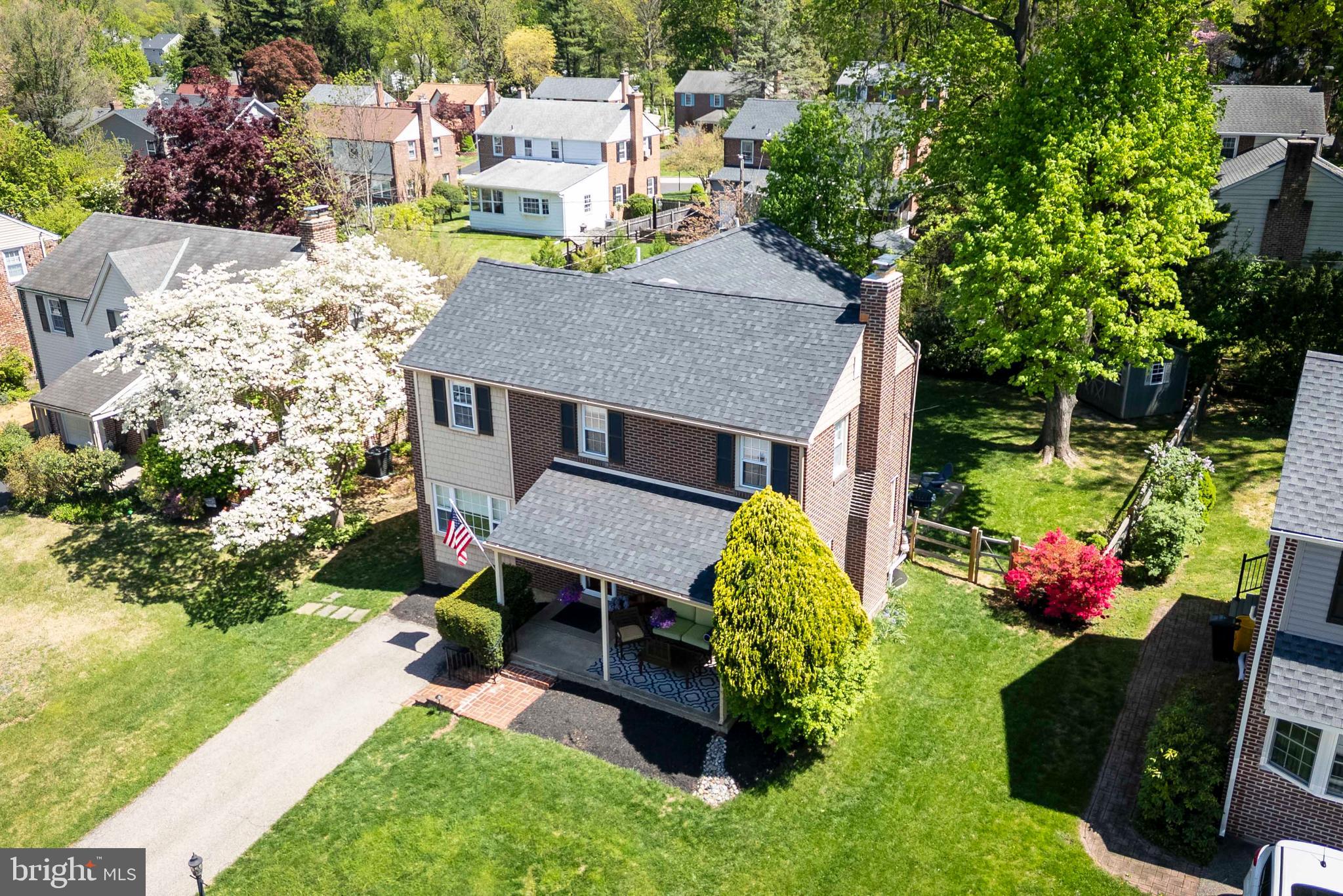 518 Enfield Road Oreland, PA 19075 - Photo 26 of 29 Aerial View