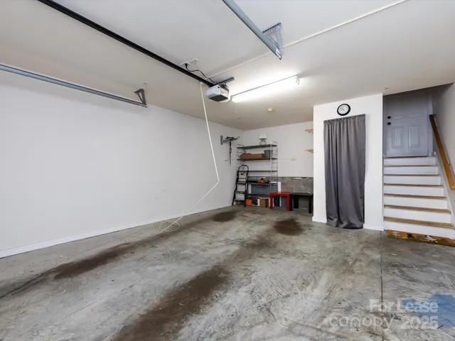 a view of a storage room