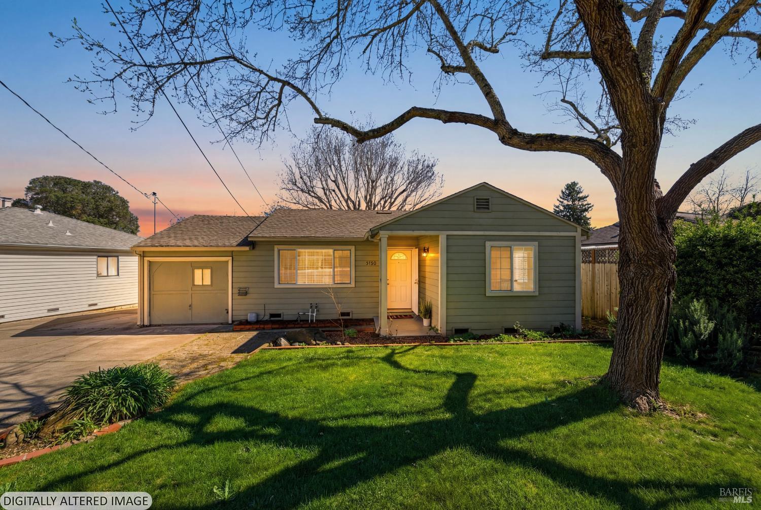3188 Laurel Street Napa, CA 94558 - Photo 1 of 49 a front view of a house with a yard and outdoor seating