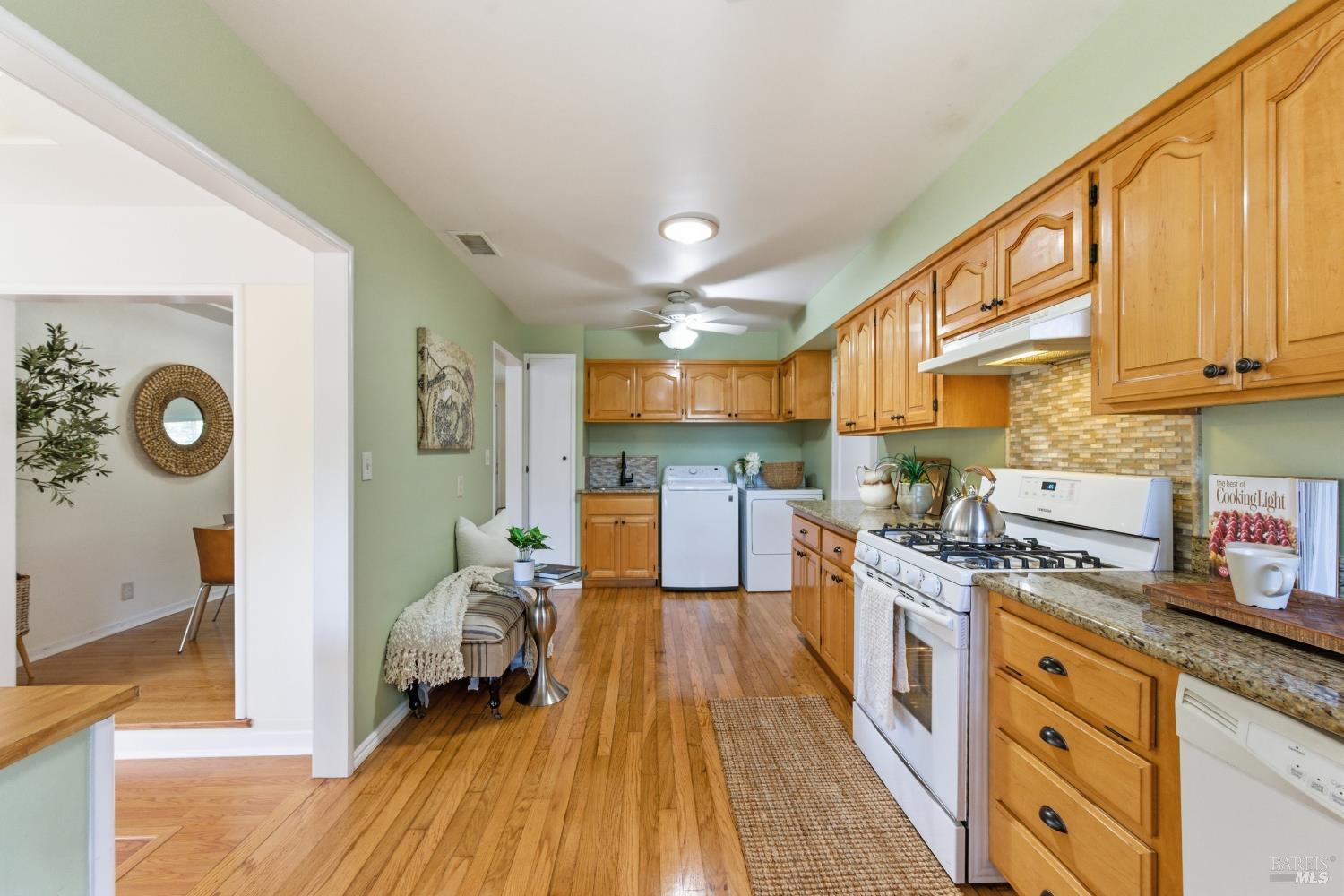 3188 Laurel Street Napa, CA 94558 - Photo 21 of 49 a kitchen with stainless steel appliances granite countertop lots of counter top space