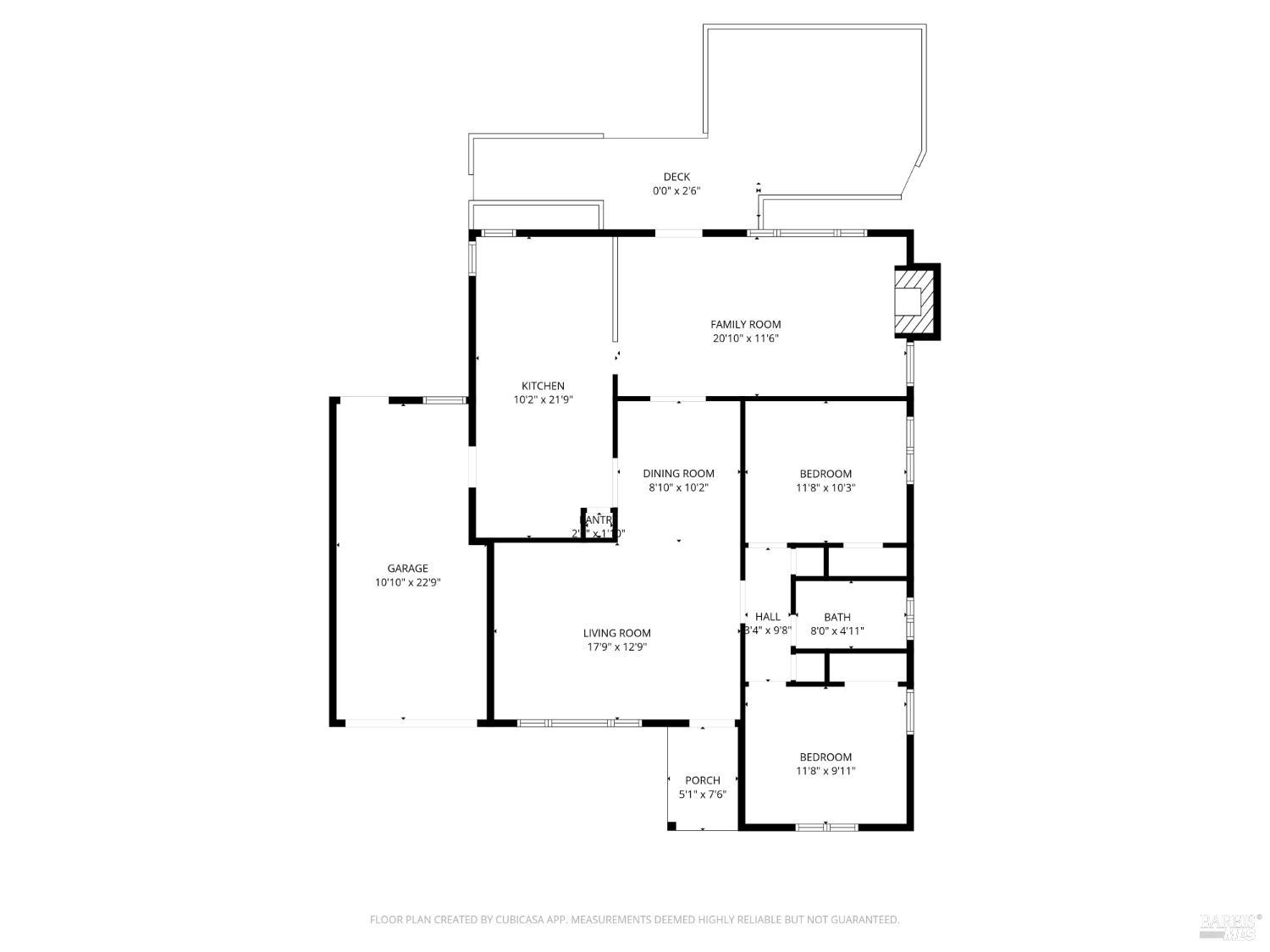 3188 Laurel Street Napa, CA 94558 - Photo 49 of 49 a picture of floor plan