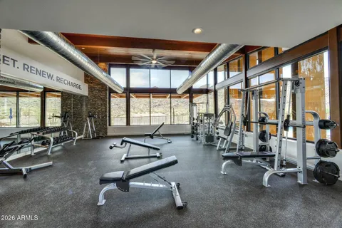 a view of a gym