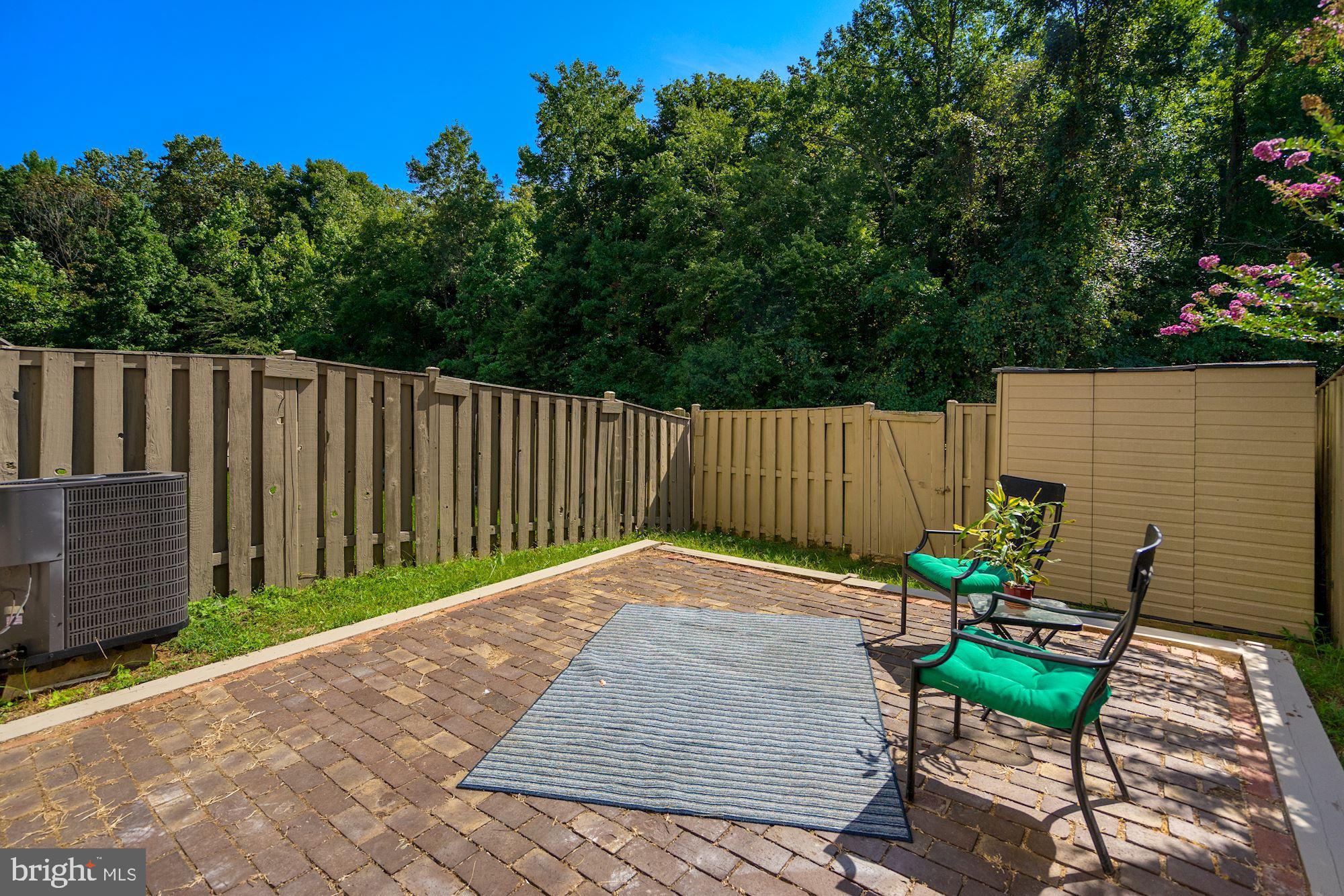 6356 Shaundale Drive Springfield, VA 22152 - Photo 26 of 28 Brick patio and fenced backrayd with shed