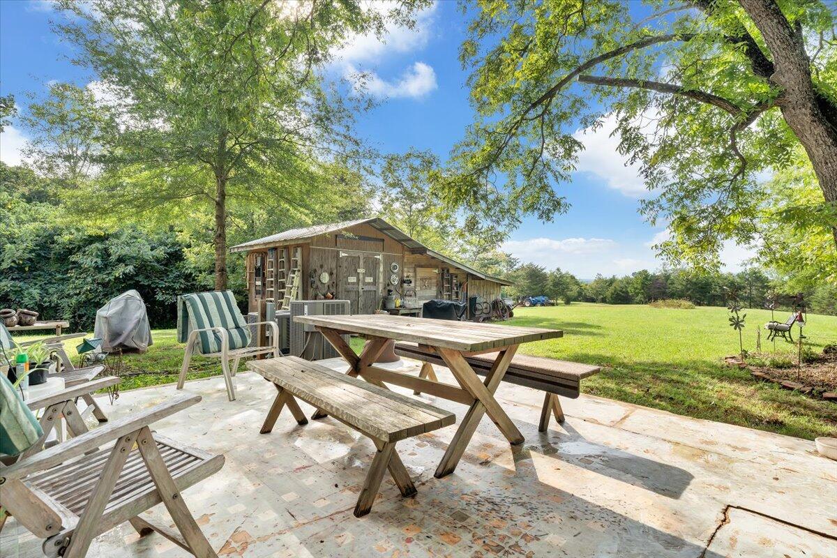 568 Moores Mill Road Ridgeway, VA 24148 - Photo 46 of 51 a view of an outdoor sitting area with furniture