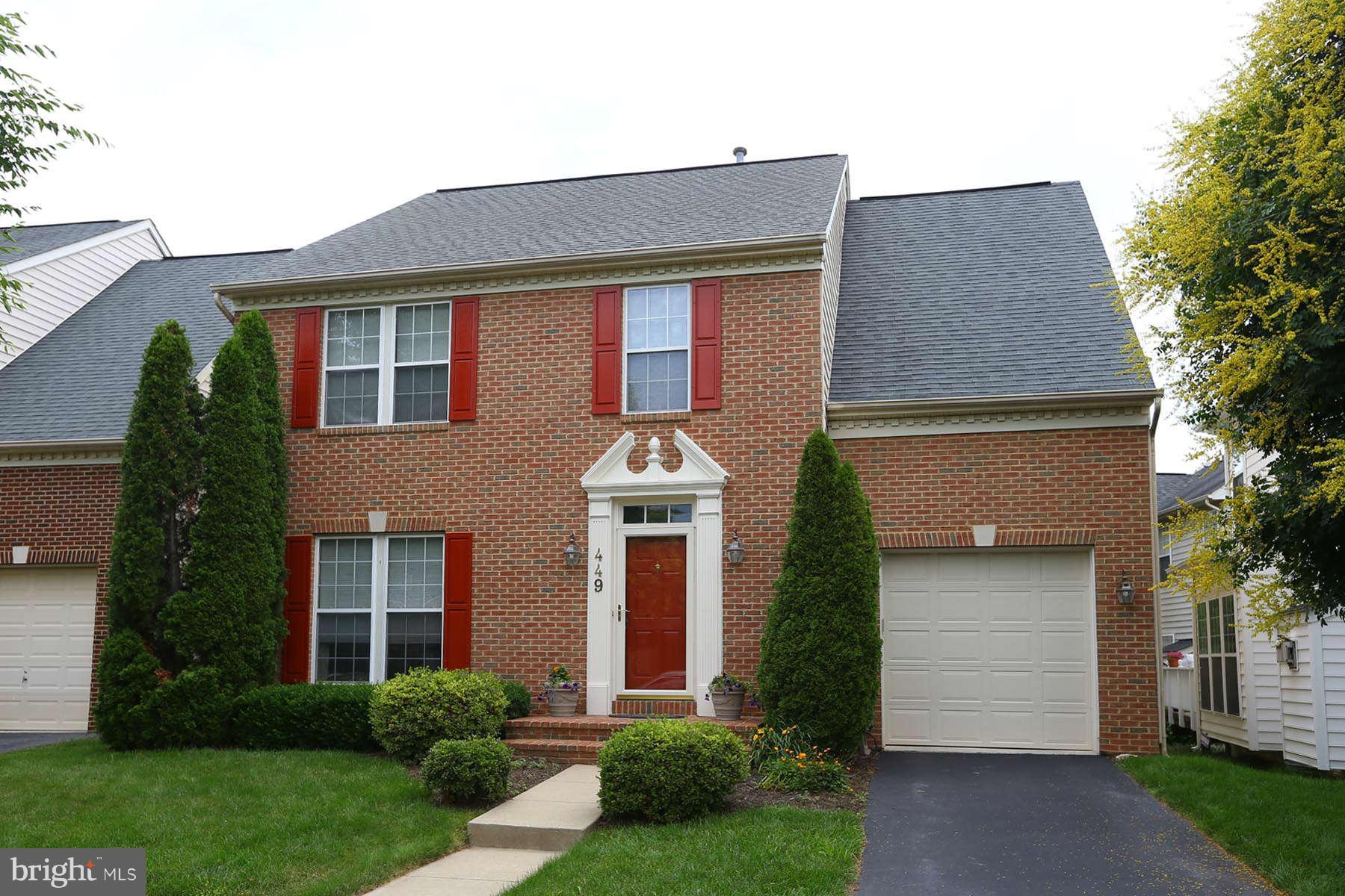 449 Highland Ridge Avenue Gaithersburg, MD 20878 - Photo 1 of 30 Exterior Front