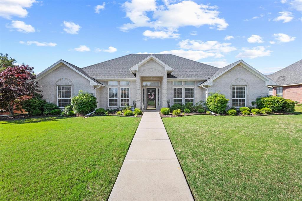 a view of a house with garden