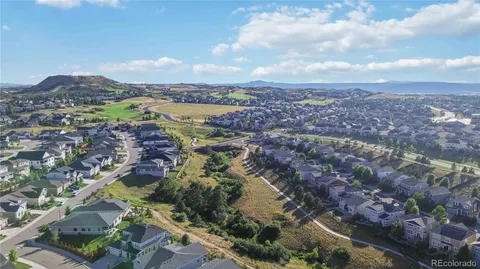 an aerial view of multiple houses