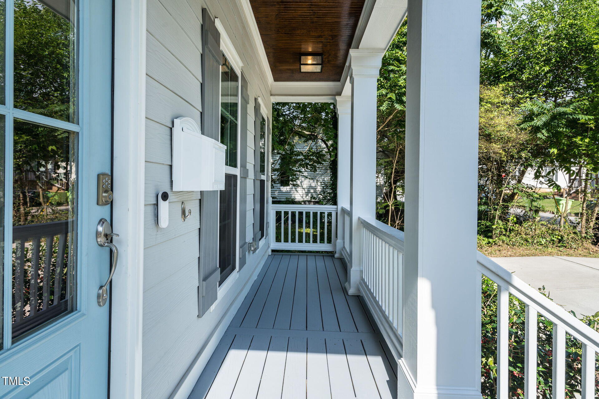 1506 East Jones Street Raleigh, NC 27610 - Photo 3 of 35 a view of balcony with wooden floor