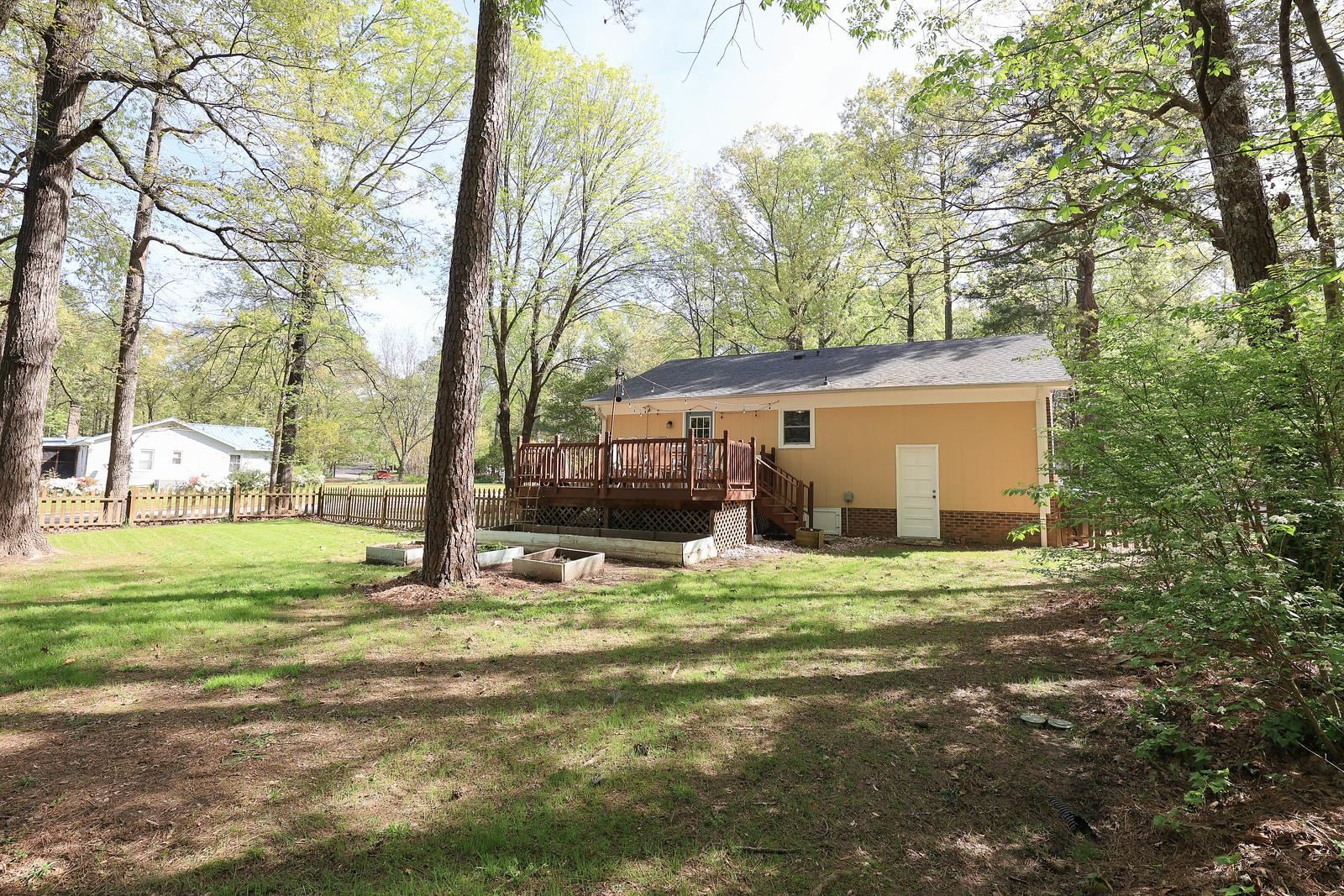 5400 McCormick Road Durham, NC 27713 - Photo 23 of 26 Backyard is large.