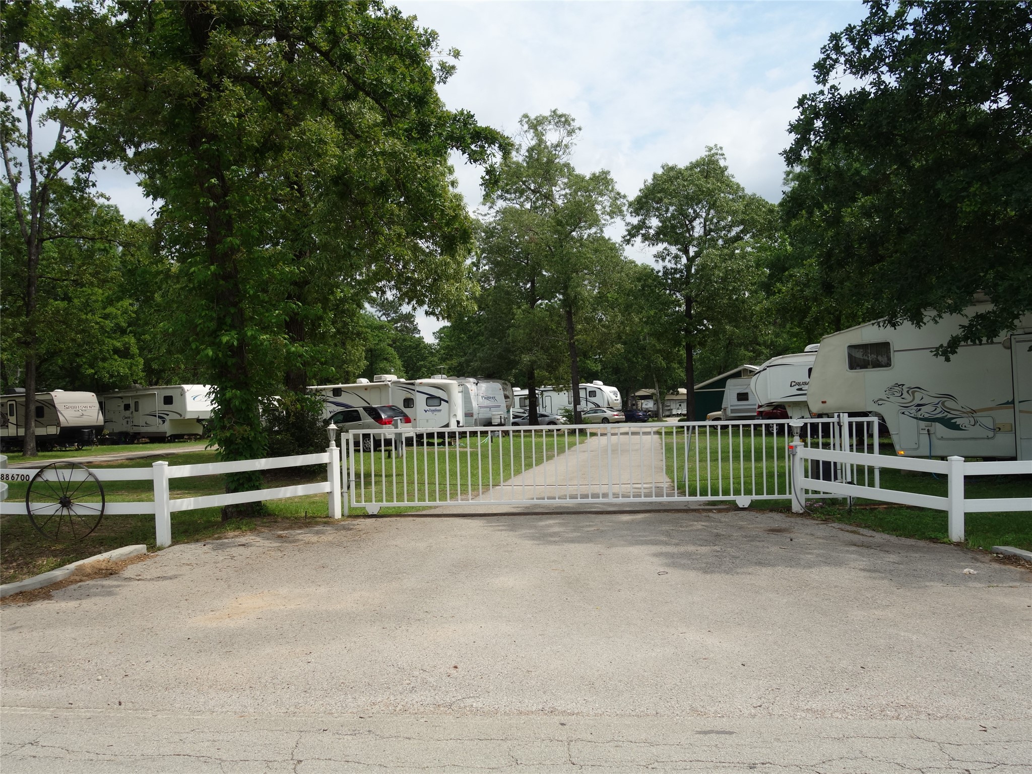 3620 Honea Egypt Road Montgomery, TX 77316 - Photo 5 of 6 a view of a fence and trees