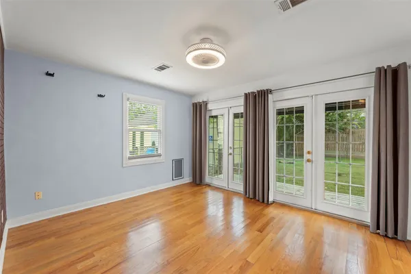 a view of wooden floor