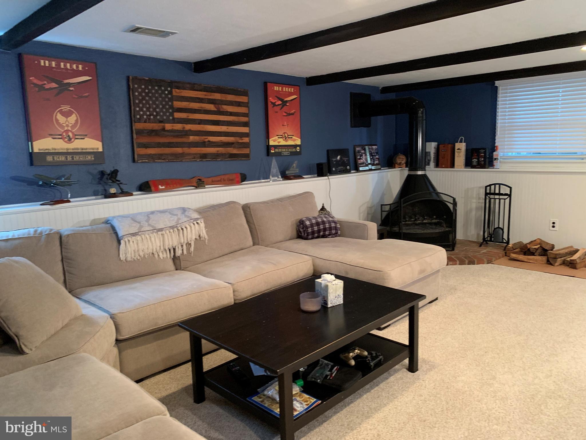 245 Buckboard Road Willow Grove, PA 19090 - Photo 8 of 19 Family room with wood stove