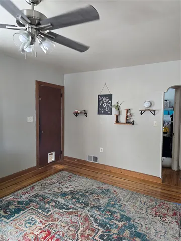 a view of an empty room