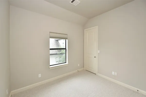 a view of a room with an empty space