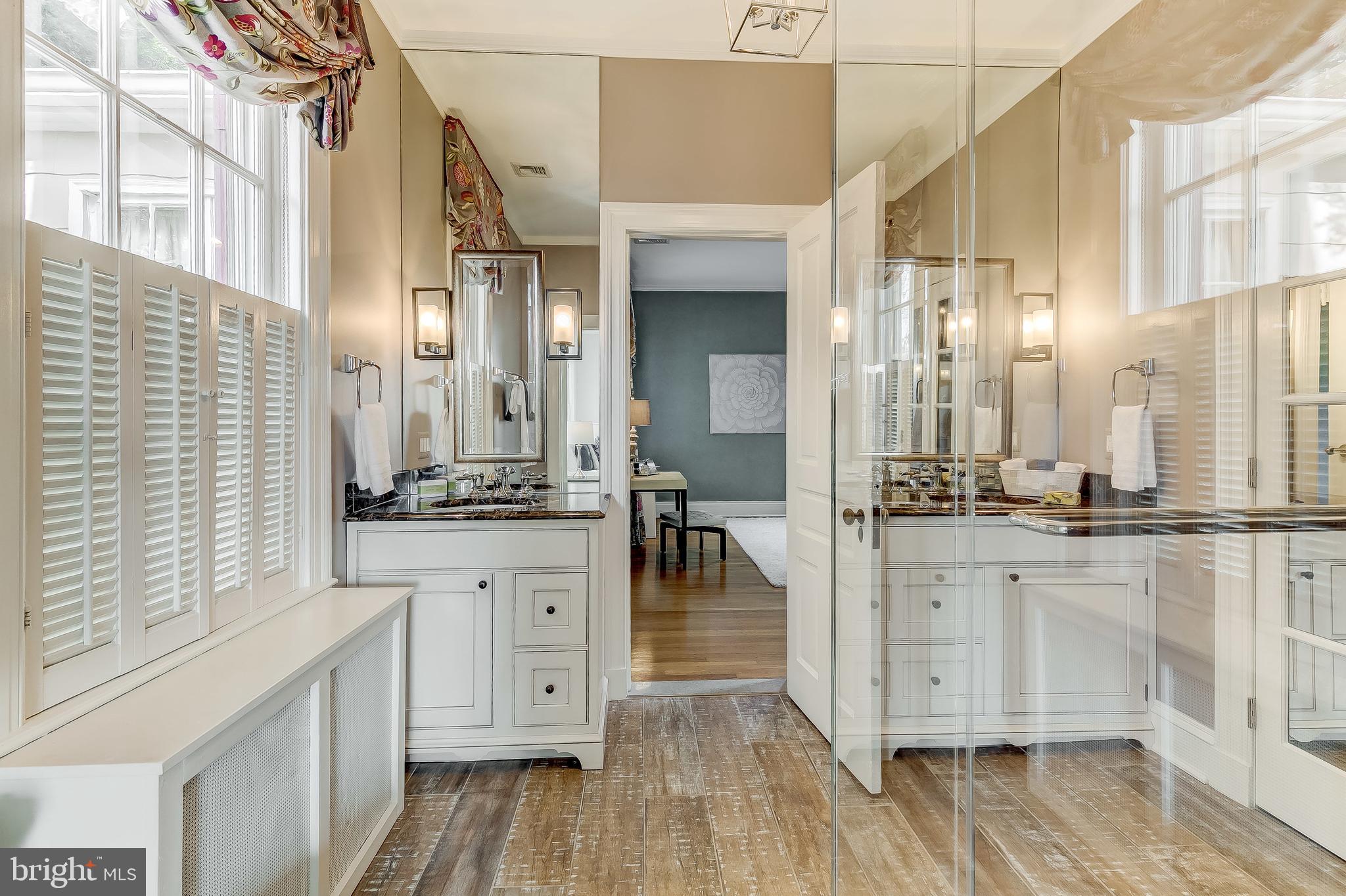 500 Overhill Road Baltimore, MD 21210 - Photo 33 of 67 Luxurious ensuite primary bath (renovated 2015)