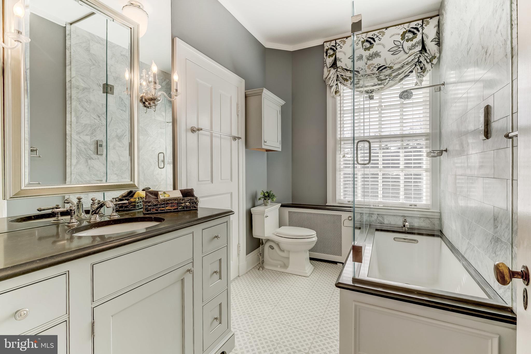 500 Overhill Road Baltimore, MD 21210 - Photo 44 of 67 Luxury 2nd full bath (renovated 2015)
